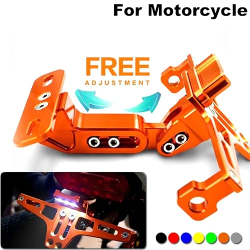 Support plaque Yamaha MT125 rigide pour éliminer le garde-boue lourd - 3