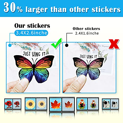 300 Pcs Stickers Pack (50-850Pcs/Pack), Colorful Vsco Waterproof Stickers, Cute Aesthetic Stickers. Laptop, Water Bottle, Phone, Skateboard Stickers For Teens Girls Kids, Vinyl Sticker. #TOP3