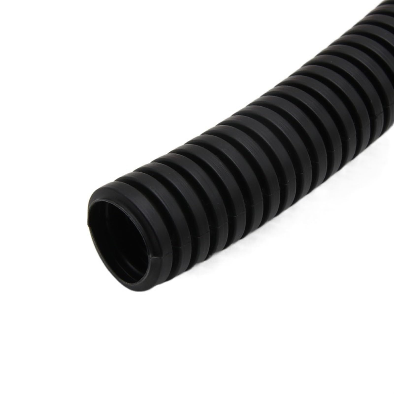 Guaina per Cavi Elettrici 1/5/10 M PP Isolato Tubo Corrugato Filo Tubo Filettatura Tubo di Plastica Tubo Corrugato Manicotto Protettivo 7.5mm-34.5mm(Black Closure,AD 25 X ID 20MM_10 Meters)