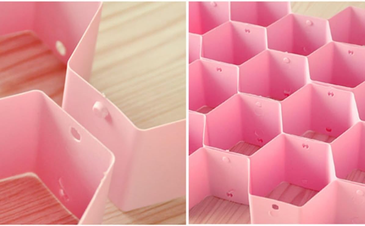 NUOBESTY Honeycomb Drawer Divider Set, PP Plastic for Organizing
