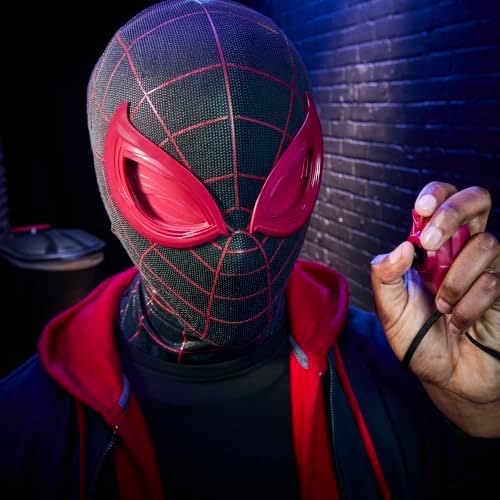 SPIDER-MAN Marvel Legends Series Miles Morales Electronic Expressive Mask - 3