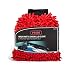 Presa Chenille Microfiber Premium Scratch-Free Wash Mitt and Microfiber Cloth, 3-Piece Set