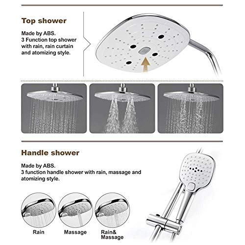 Paye Douche Classique ensemble de carrosserie encastrable chrome - 2
