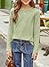 blibean Tween Girls Fall Shirts Big Kids Long Sleeve Solid Casual Tops Girl Fashion Spring Cute Pleated Warm Basic Tee Shirt Crewneck Plain Tunic Blouse Clothes Size 8-9 Year Old Sage Green