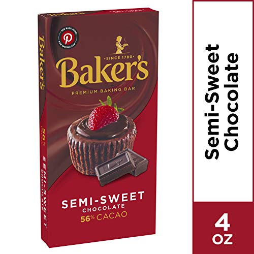 Baker's, Premium Semi Sweet Chocolate Baking Bar, 4 Oz #TOP1