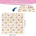 Basumee Splat Mat High Chair Mat Waterproof Baby Play Splat Mat for Under High Chair Food Catcher Highchair Mat for Floor Non Slip Bottom, Brown Rainbow, 46x42 Inches