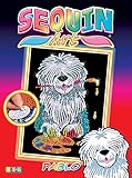 Sequin Art Red, Sheepdog, Sparkling Arts and Crafts Picture Kit, Creative Crafts