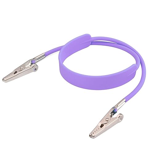 LA MIERE Clips para baberos de silicona de grado médico flexible autoclavable en autoclave dental, clips para servilletas, con cocodrilo de acero