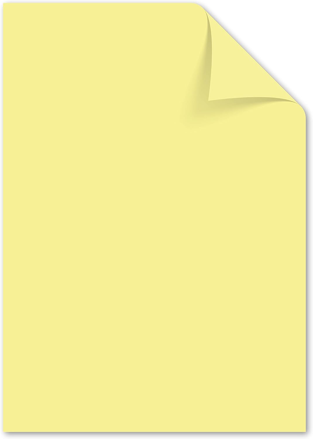 Kangaro - Coloured Paper Pastel Yellow DIN A4 120 g/m² FSC Mix - Pack of 100 - Letter Paper Craft Paper DIY