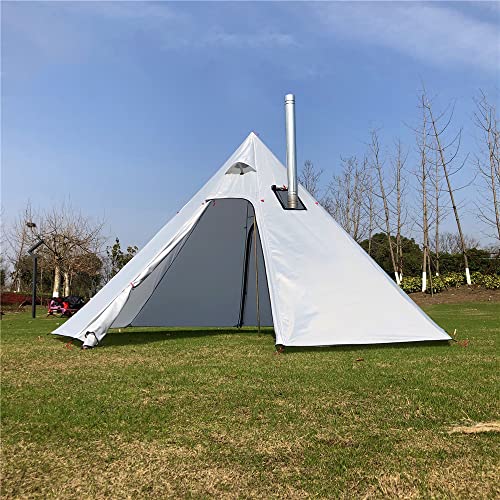 Tipi Hot Tent para 3-4 Personas, Ligero, con Ventana y Hoyo para Estufa miniatura 7