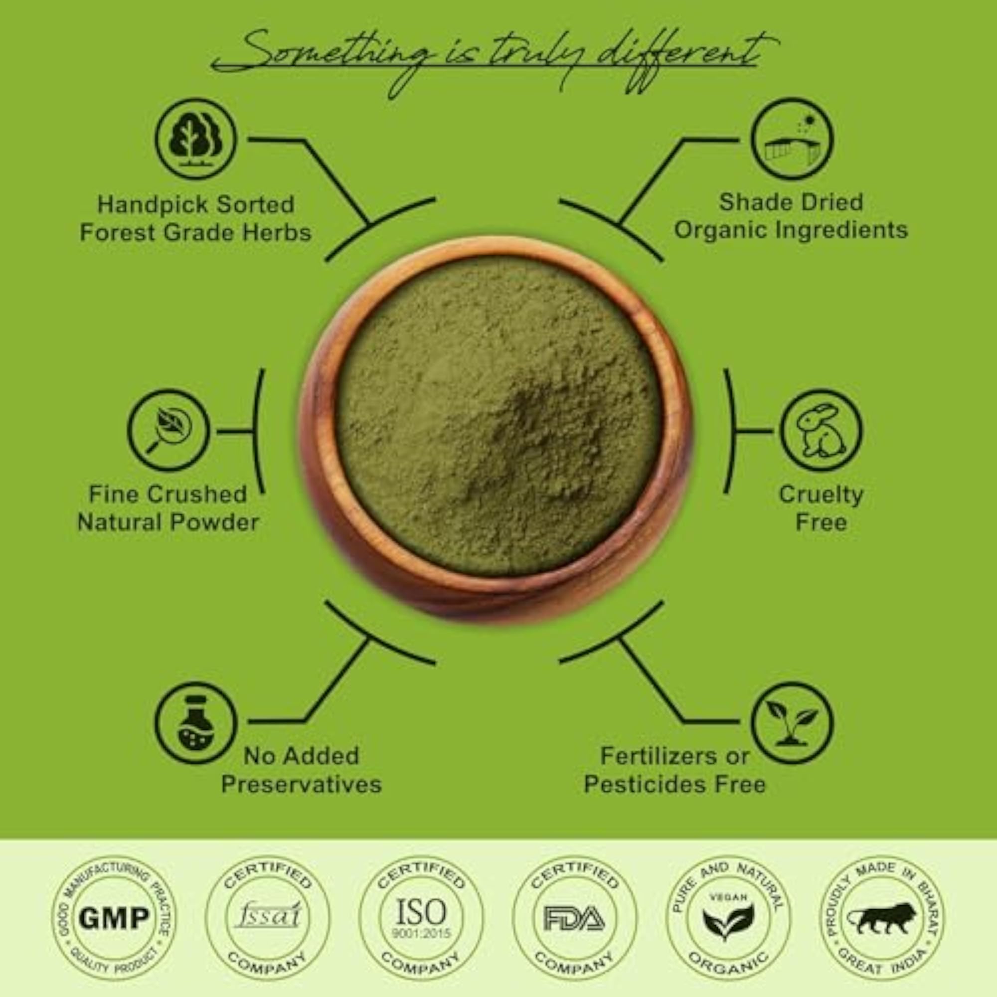 IYUSH Herbal Ayurveda Organic Wheat Grass Plus Moringa, 100g