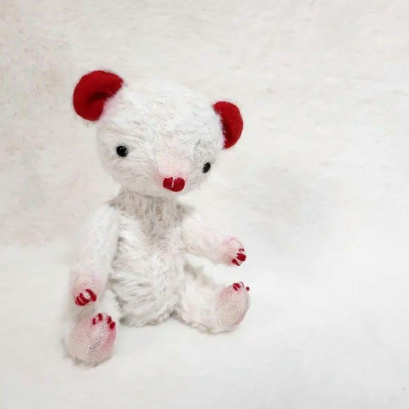 レッサーパンダ テディベア作家 アーティストベア ぬいぐるみ レッサーパンダのテディベア(24cm) その他人形 kmariko 通販