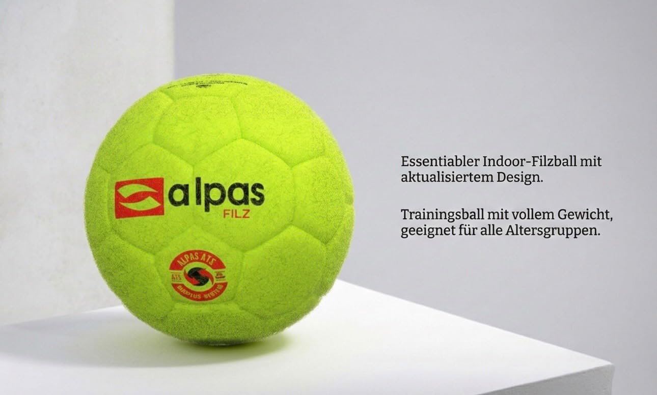 alpas Filz 2.0 Hallenball/Hallenfußball/Indoorfußball in Gr. 4 oder 5