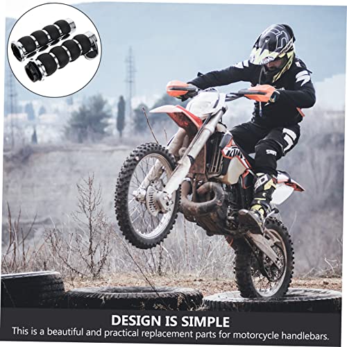 SUPVOX 1 Par De Alças De Motocicleta Alças De Bicicleta Acessórios Eletrônicos Alças De Motocross Nã