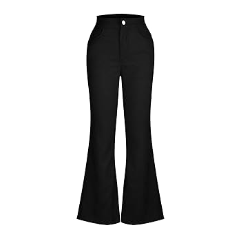 Amazon.com: Women High Waist Bootcut Pants Fashion Workout