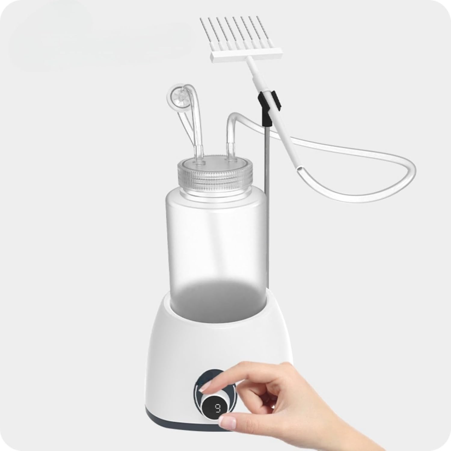 Liquid Vacuum Suction System VP-6Pro 1.6-6L/min Suction Speed, Safety Sensor, hygienic Design, Adjustable Power, Laboratory Pipette Collection Tool for Test Tubes, microplates, and disc Plates