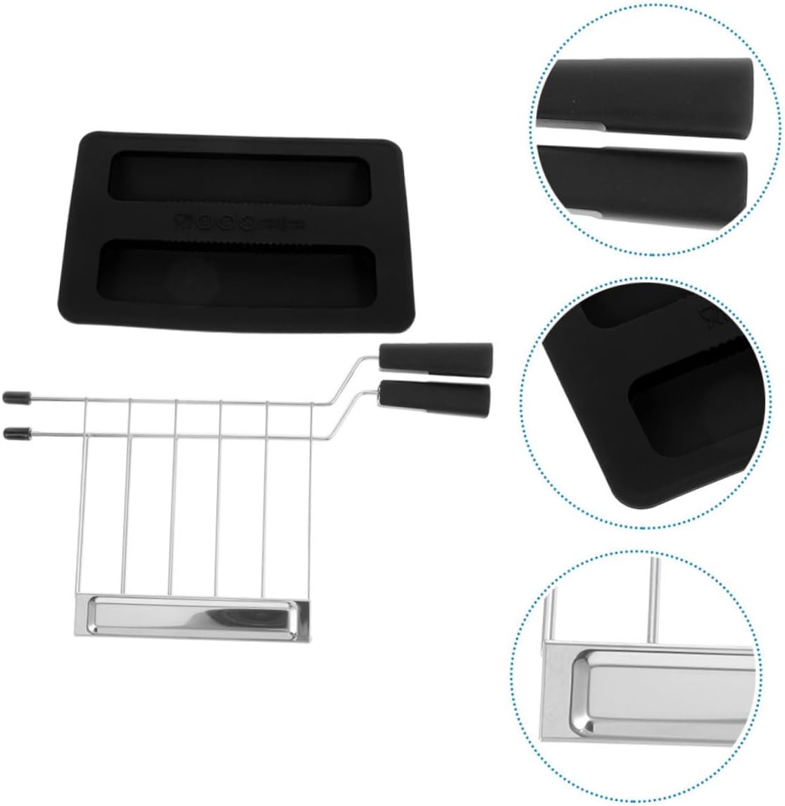 1set Breakfast Maker Cover Toaster Upper Lid for Toast Machines Smooth Space-saving Toaster and Extends Lifespan Compatible Models