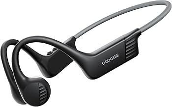 DOOGEE Bone Sound Headphones, Open Wireless Bluetooth Sports Headphones, IP66 Sweat-Resistant, 10 Hours Battery Life, Dual Device Connection, with Microphone, Suitable for Cycling, Running