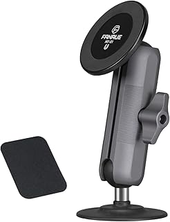 FANAUE SC-03T9 Car Mount Compatible with RAM Mount B Size Ball Head, Magnetic Phone Holder for Dashboard, Windshield & Other Car Accessories - 4.7 to 7.5 inch Smartphones