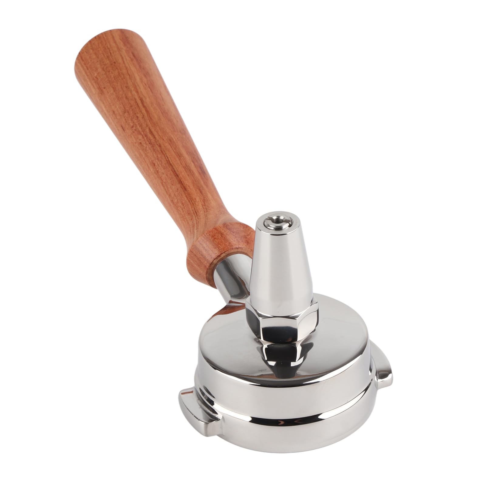 Portafiltro 58 Mm, Manico in Legno e Acciaio Inox per, for (F.