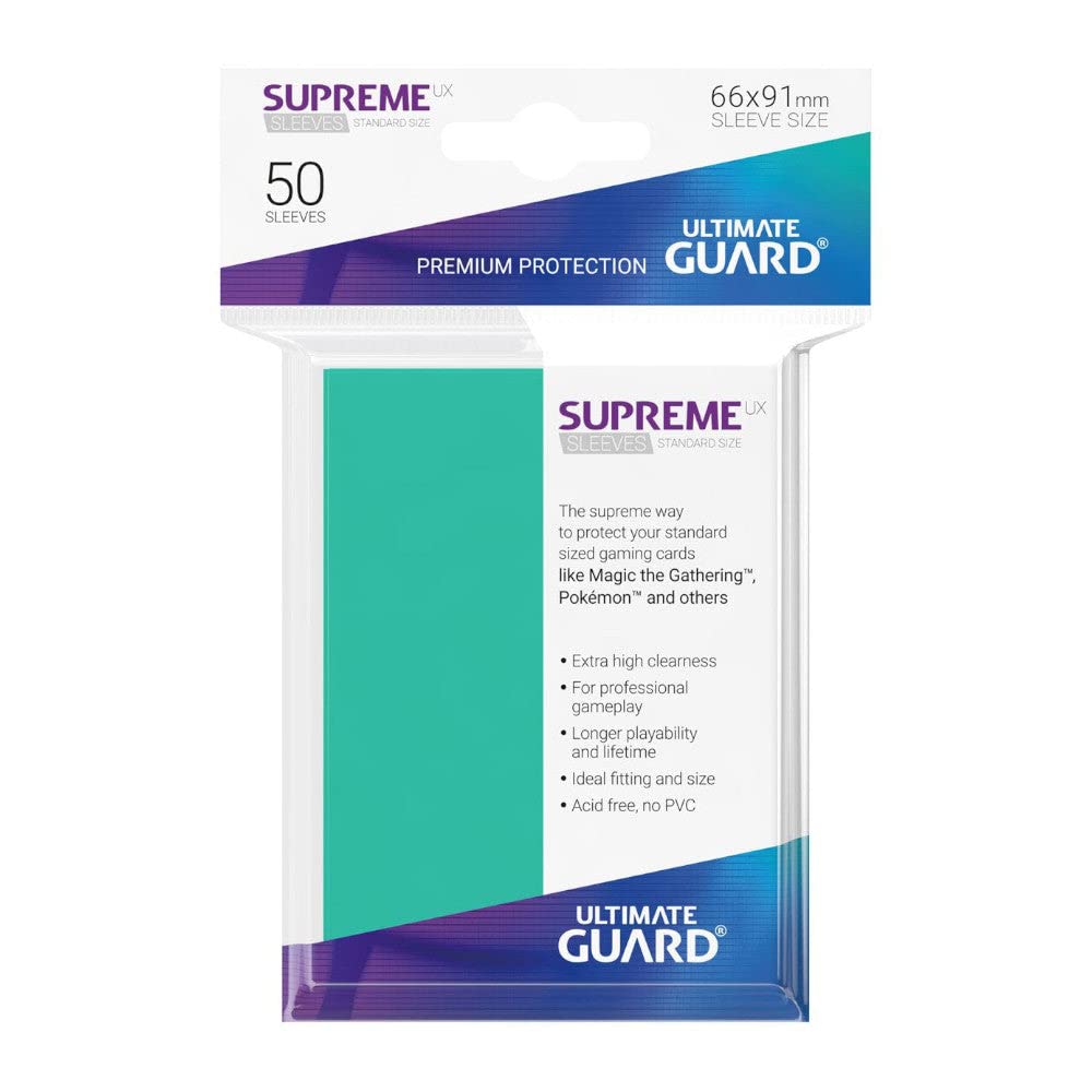 Manches Ultimate Guard de couleur bleu pétrole avec surface anti-reflet - 8
