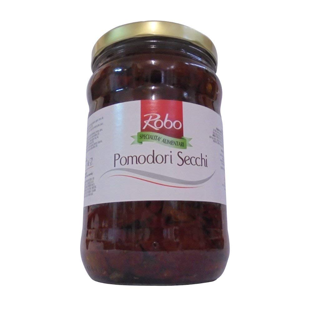 GR 1600 POMODORI SECCHI IN OLIO DRIED TOMATOES POMODORINI ESSICCATI IN VASO DI VETRO