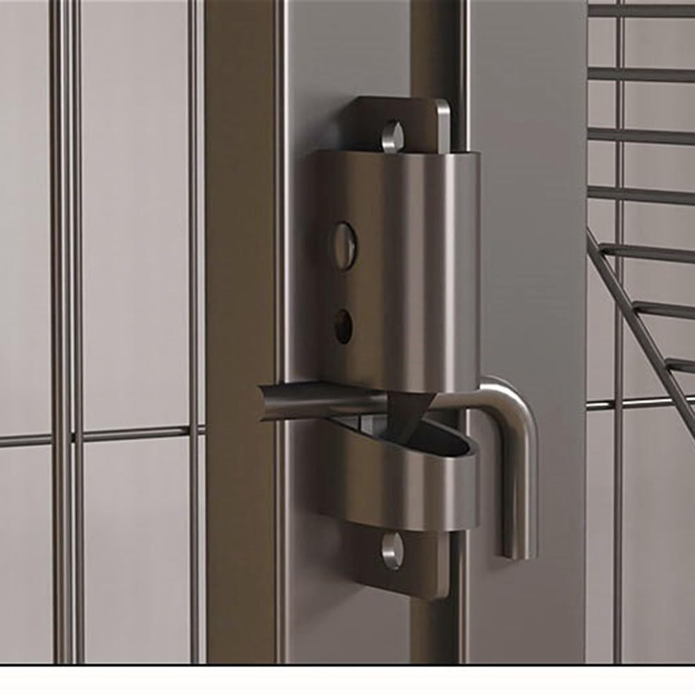 villa per gatti Gabbia for gatti con lettiera apertura multipla e rotolamento for Per interni(Bianco,M)