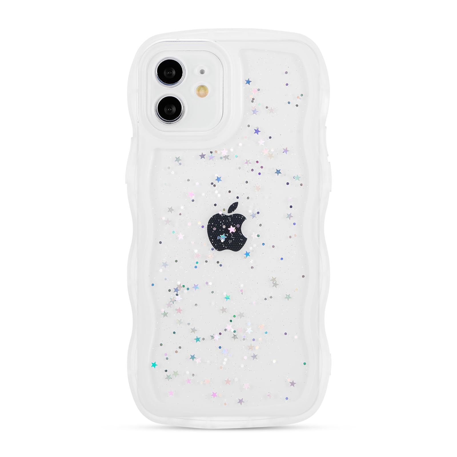 ZTOFERA Glitzer Wellenrahmen Hülle für iPhone