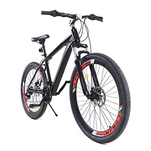 YUNRUX 26 Zoll Mountainbike Damenrad 21 Geschwindigkeiten Campingrad Hollandrad Damen Männlich Fahrrad Damenfahrrad Citybike Stadt Fahrrad Outdoor Urban Fahrrad Shopper Fahrrad Schwarz