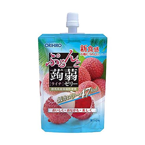 オリヒロ ぷるんと蒟蒻ゼリースタンディング ライチ