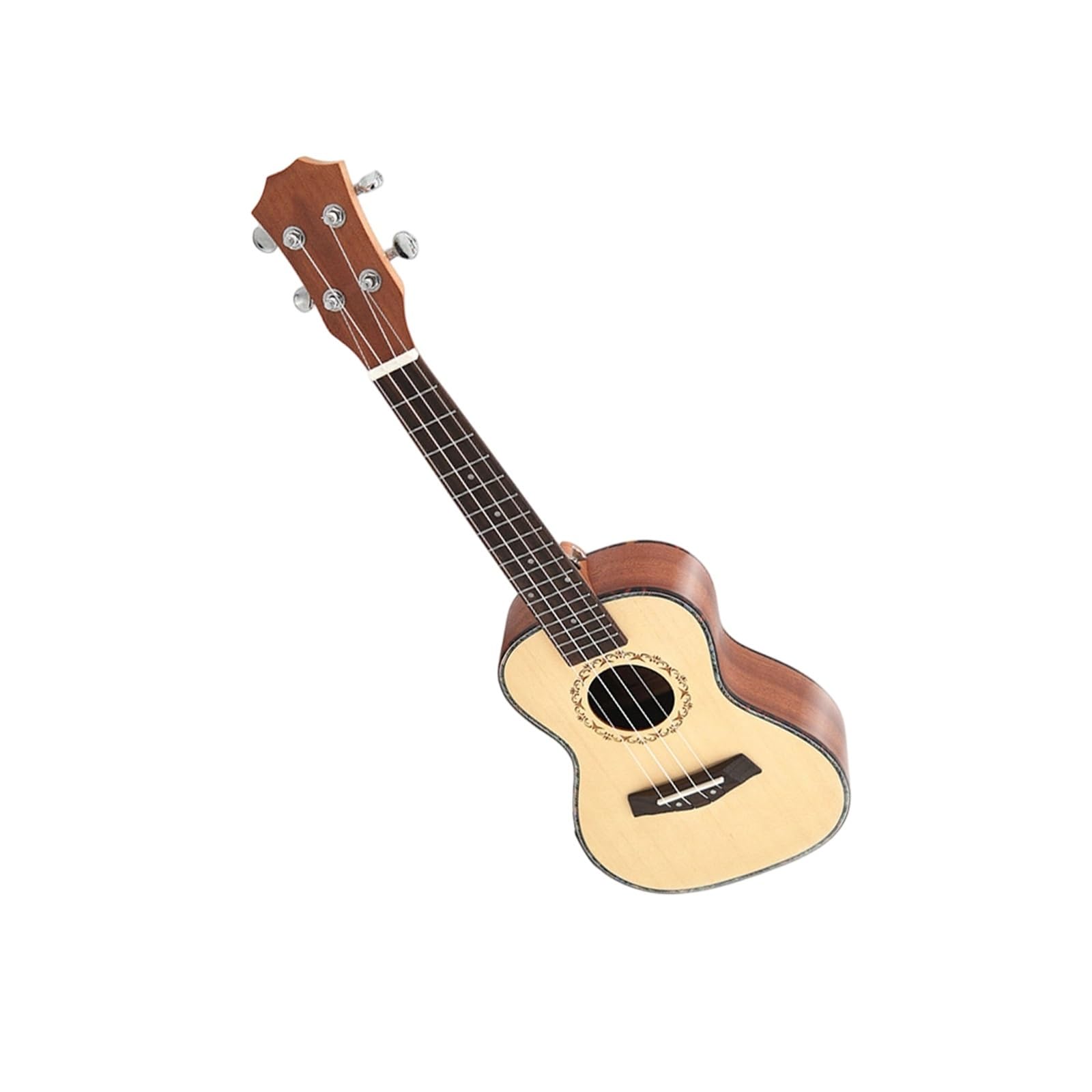 Strumento A Corda Per Ukulele Elettrico Acustico In Abete Rosso Massiccio Da 23 Pollici Per Prestazioni E Pratica Ukulele