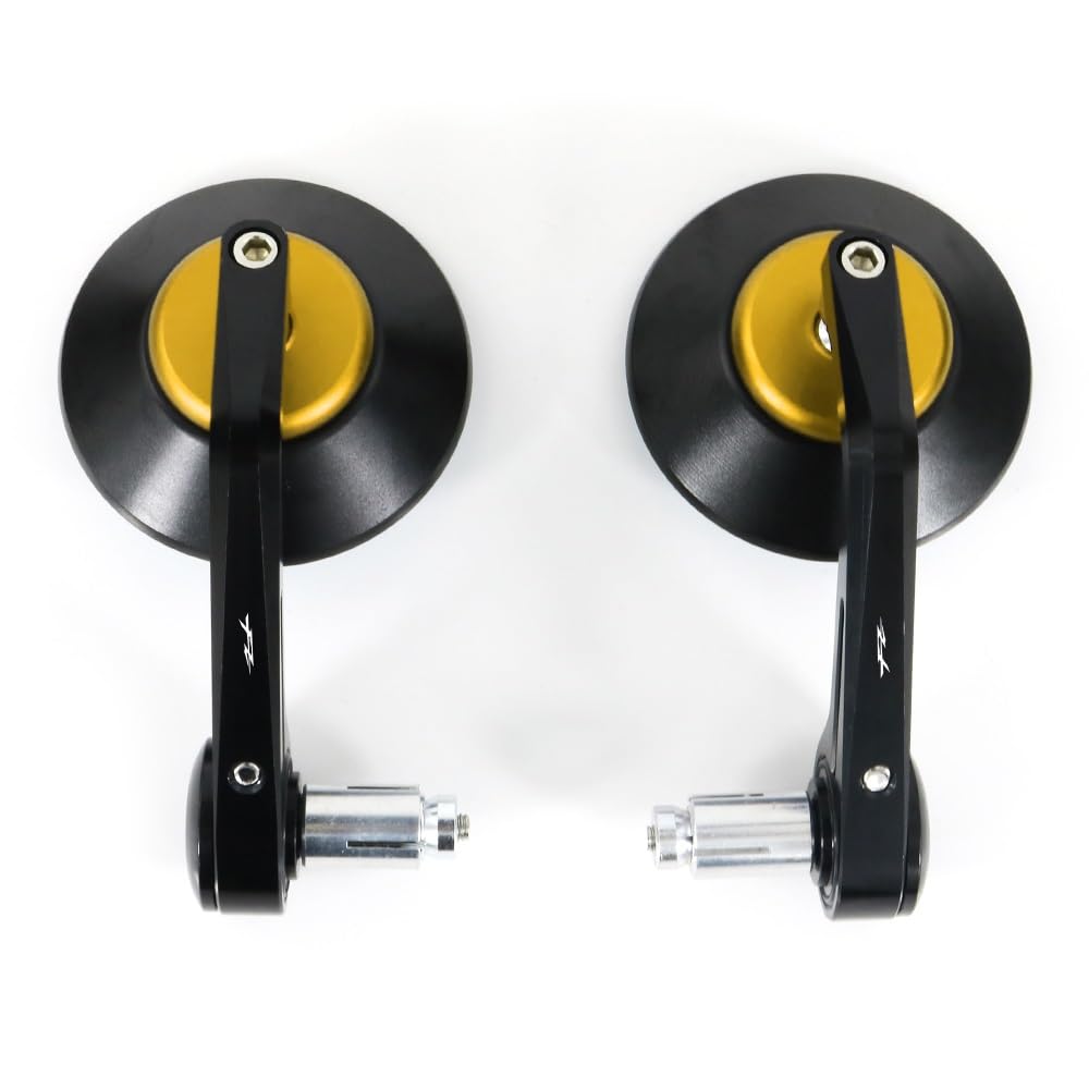 Rétroviseurs moto or haut de gamme pour guidon Yamaha FZ8-N Fazer8
