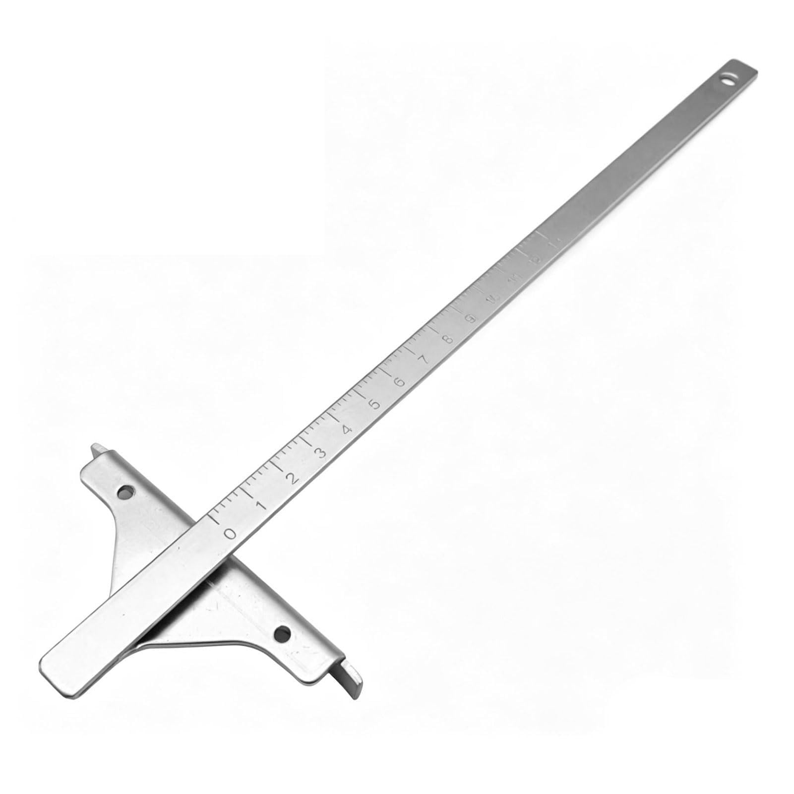 Replacement Circular Saw Edge Guide with Scale, Circular Saw Guide Rail Compatible with Dewalt DC390K DW936 DC310 DC300, Metal Alignment Rail for Accurate Cutting in Woodworking Projects, Silver 11mm