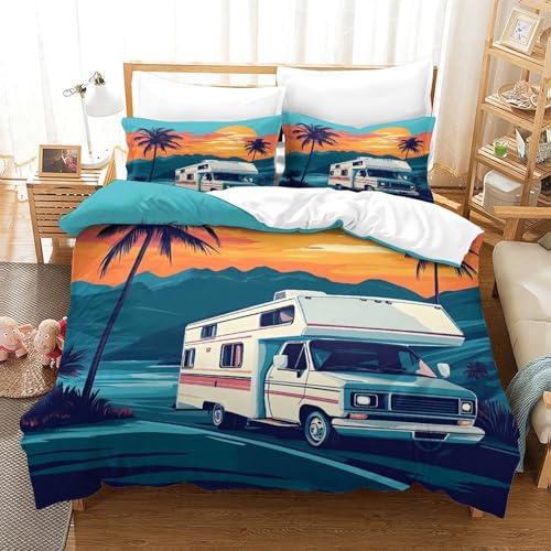 Housse de couette coq 3d résistante en microfibre avec fermeture éclair - 3