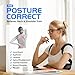 Lexniush Posture Corrector for Kids Teenagers, Updated Adjustable Upper Back Posture Brace for Boys/Girls, Breathable Back Support Braces for Scoliosis, Hunchback, Pain Relief, Spine Corrector, M