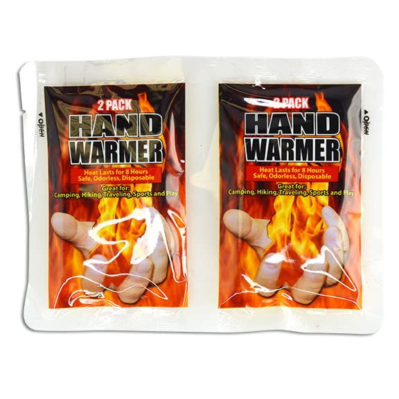 Hand Warmers - Long Lasting Safe Natural Odorless Air Activated Warmers - Up to 10 Hours of Heat - 24 Pair (Retail Ready Display)