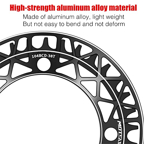 Vxm 104Bcd Chainring 34T 36T 38T Integrated Sprocket Chainring With Guard Plate Protection (36T) #TOP1