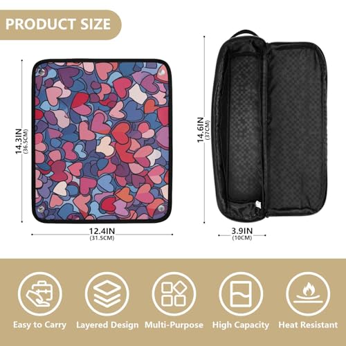 Bolsa de viaje resistente al calor para herramientas de cabello miniatura 4