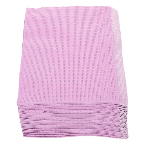Bavoirs dentaires pourpre 125 feuilles en tissu non tissé jetable
