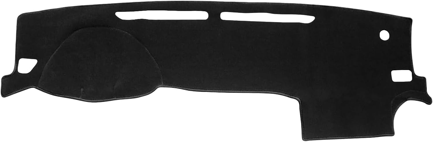 Dash Cover Mat Compatible with Toyota Tacoma 2016-2022 2023 Dashboard Cover Coolable Washable Protector Dashboard Pad Dash Mat for Tacoma 2023 Accessories Polyester Black