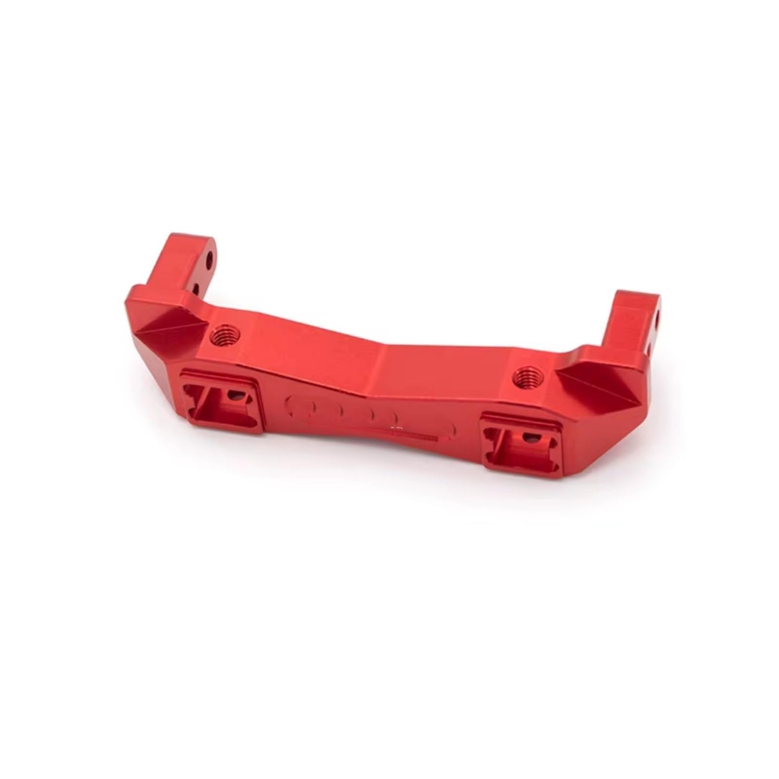 Componentes Auto RC Compatible con Traxxas para TRX4 1/10 Coches Trepadores De Control Remoto, Piezas Mejoradas, Accesorios, Montaje Parachoques Delantero Aleación Aluminio CNC(Red)