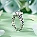 Jeulia Simulated Gemestone Butterfly Rings Sterling Silver Round Cut Bridal Set Birthstone Sapphire Blue CZ Engagement Rings Anniversary Promise Rings for Her with Jewelry Gift Box (6)…