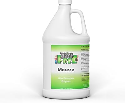 Nit Free Head Lice and Nit Eliminating Mousse and Glue Dissolver 128oz 1-Gallon