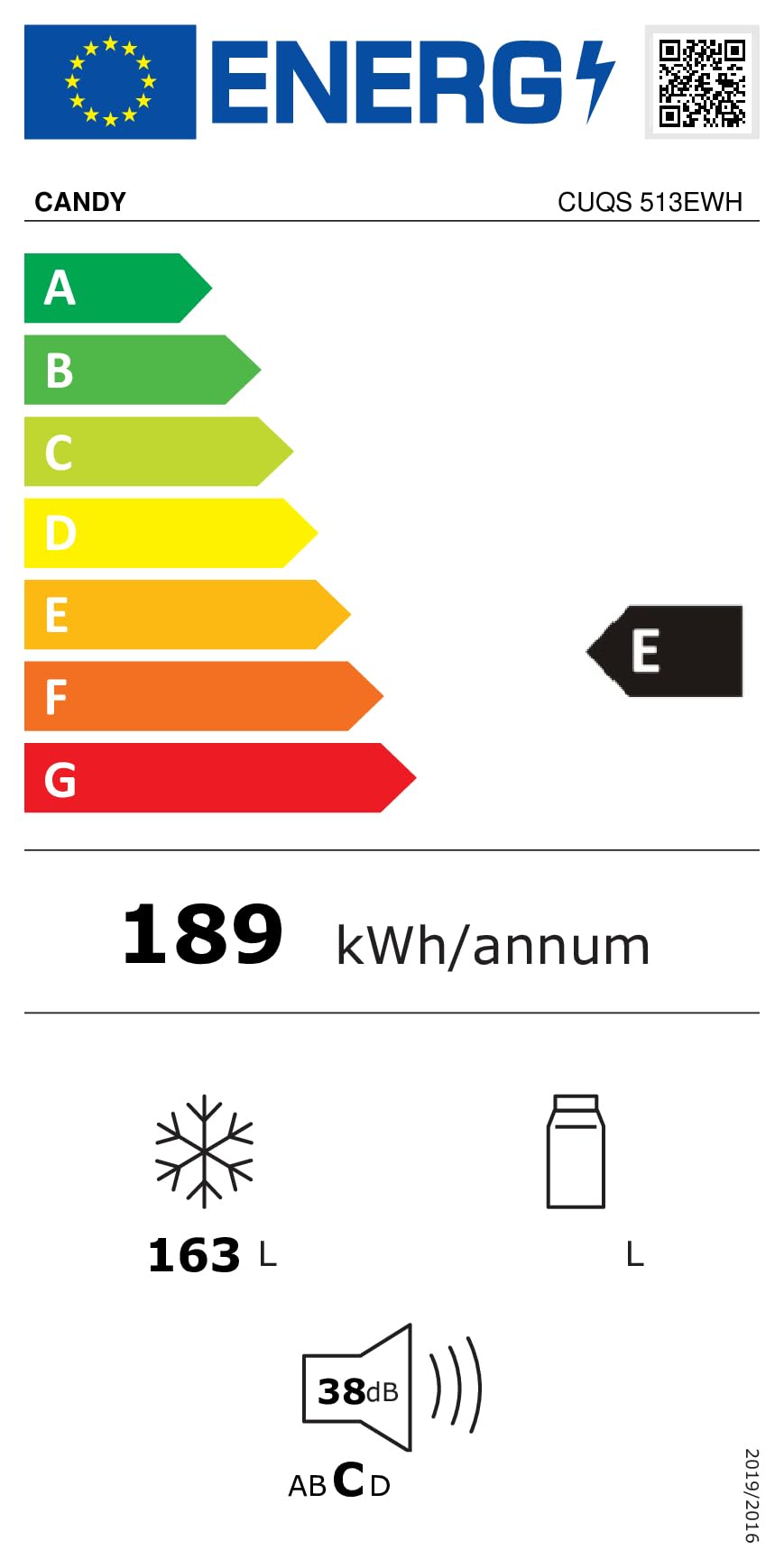 Beko RFSM200T40WN - Congelador, capacidad neta de 196, antiescarcha, función de congelación rápida, pantalla LED, 4 cajones de congelación, nivel de ruido 39 dB (A), se puede utilizar en habitaciones