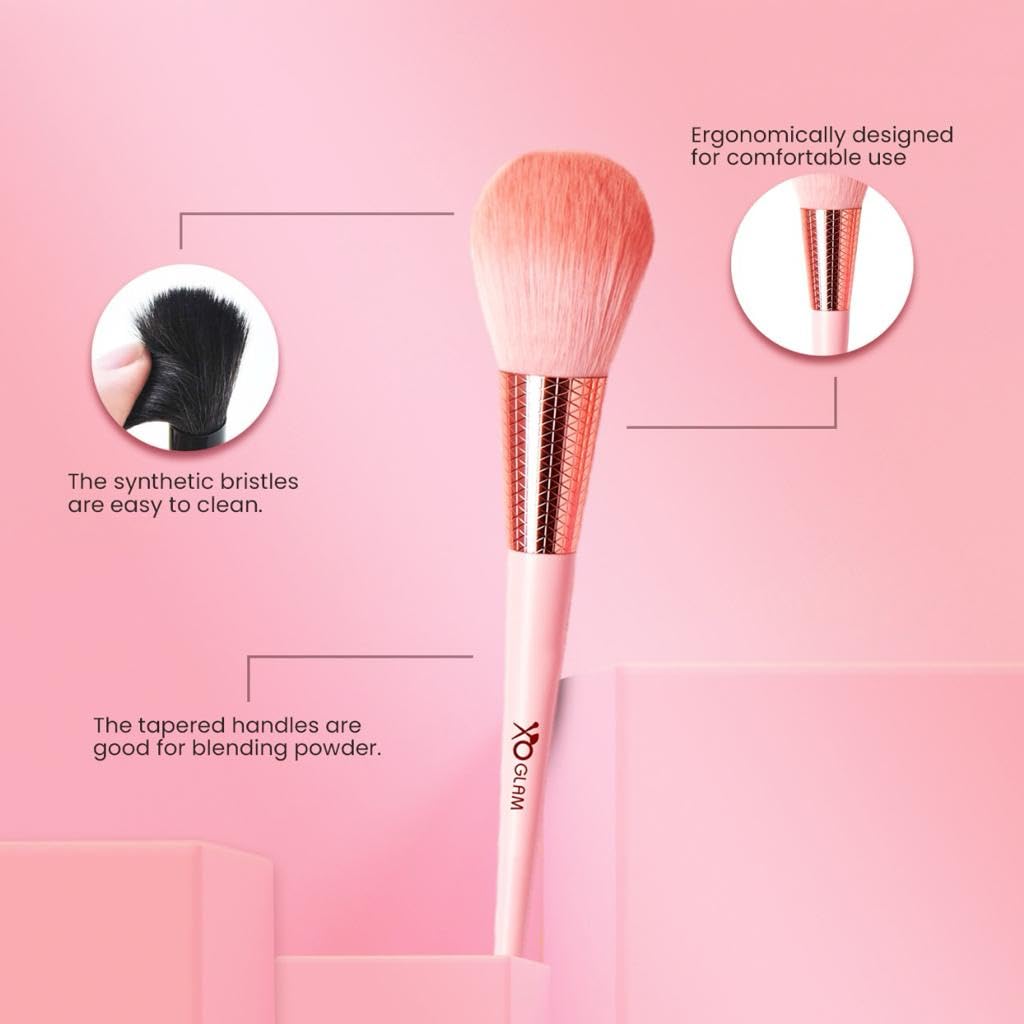 12-teiliges Make-up-Pinsel-Set mit süßem Rosen-Design, hochwertig, synthetisch, Blender, Rouge, Puder, Concealer, Konturen, Augenbrauen, Highlighter, Lippen, Tupfen, Schatten, Fächer,