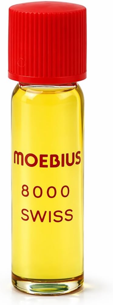 Moebius 8000 Genuine Swiss Made Watch Alarm Clock Natural Bottle Oil Oiler Repair Tool 1ml