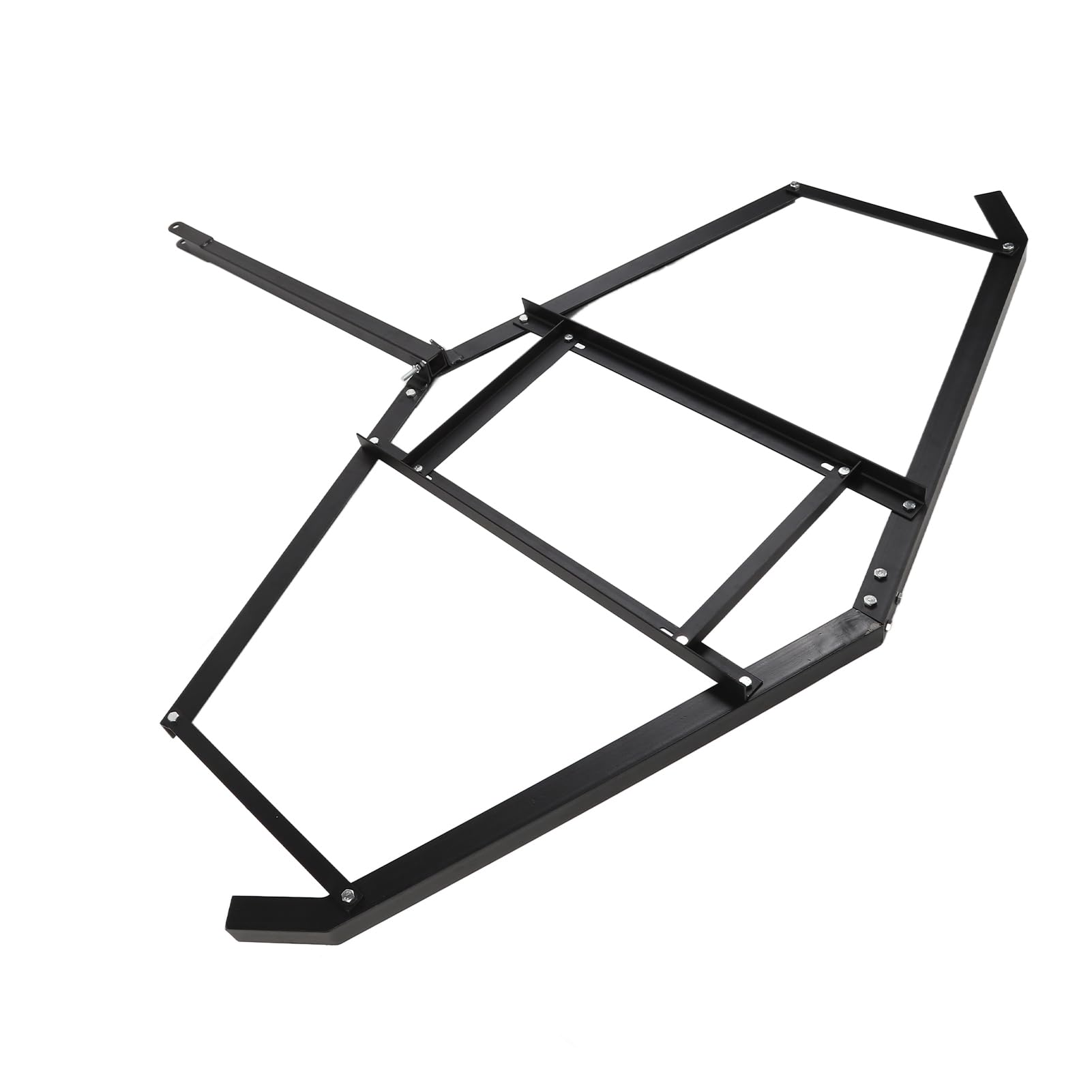 Fafeicy Rastrillo Nivelador de Césped de Acero Resistente de 74 Pulgadas, Construcción Duradera, Peso Máximo de 50 Libras, Ideal para Remolques de Jardín ATV UTV y Nivelación de Patio