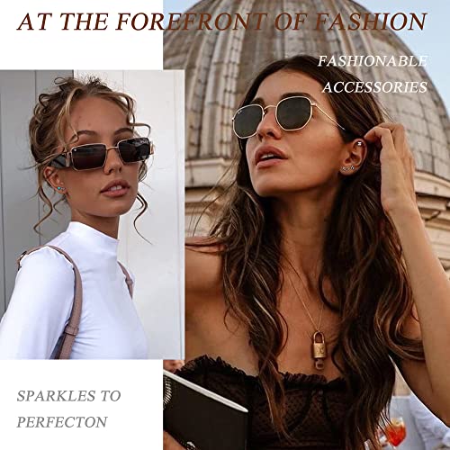 Sanfenly 24 Pairs Stainless Steel Stud Earrings Set for Women Men 20G Tiny Small Cartilage Helix Earrings Screw Back Earrings Hypoallergenic Flat Back Earrings Piercing Jewely4