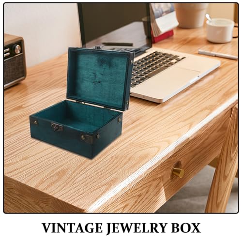 Boîte décorative en bois rétro UPKOCH coffret bijoux pour commode