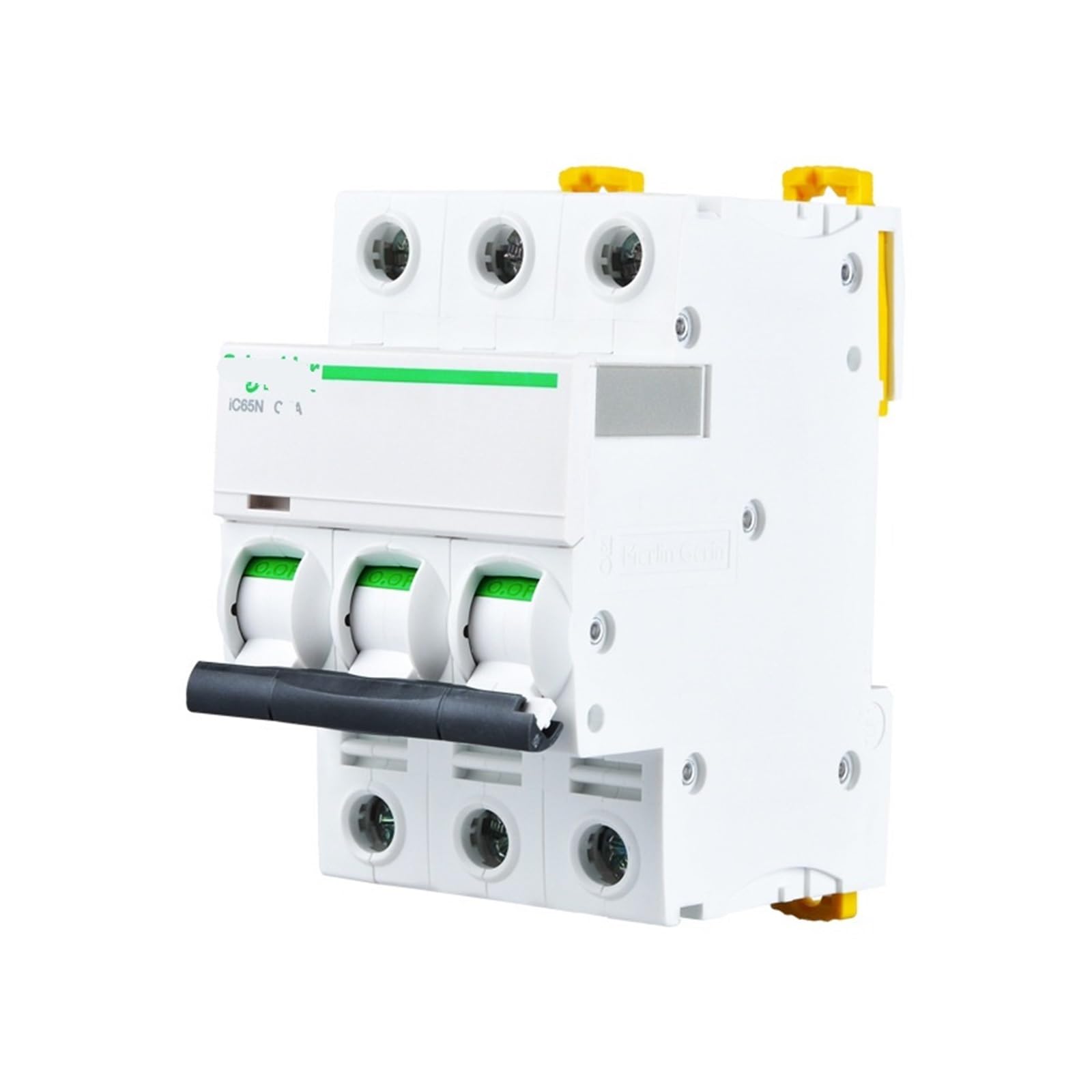 JNVFTCUX ACTI9 IC65N Small Circuit Breaker 3-Level 1 to 63A Illuminated Micro-Breaker Switch(IC65N-C25A/3P)